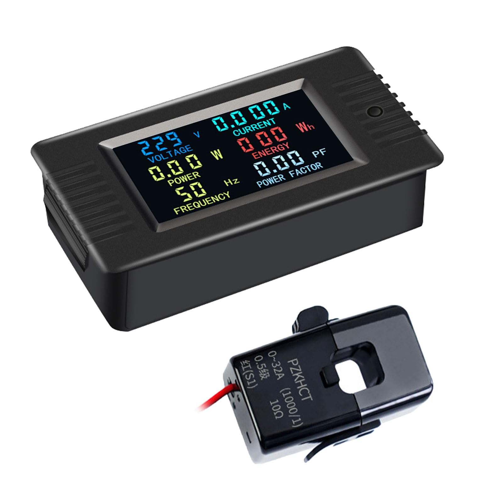 Buxuaaaa Set E Power Consumption Instrument With Digital Readout Digital Power Monitors For Commercial & Residential Setting Industrial Management
