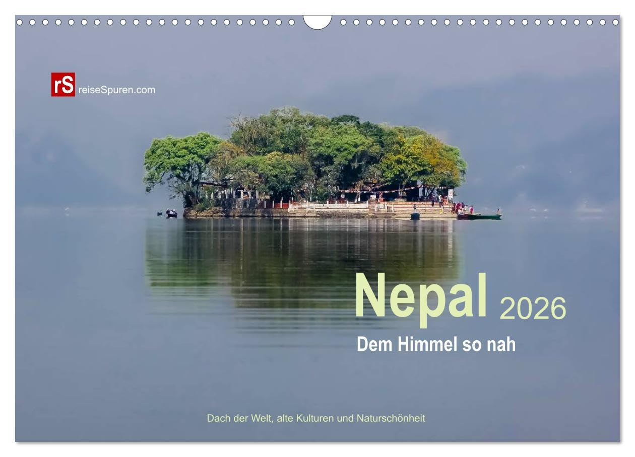 Nepal 2026 - Dem Himmel so nah UK-Version (Wall Calendar 2026 DIN A3 Landscape), CALVENDO 12 Month Wall Calendar