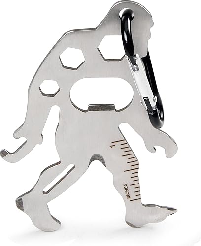 Tool-a-Long - Mosquetones multiherramienta para senderismo, kayak, campamento, viajes y supervivencia al aire libre (llavero abrebotellas de