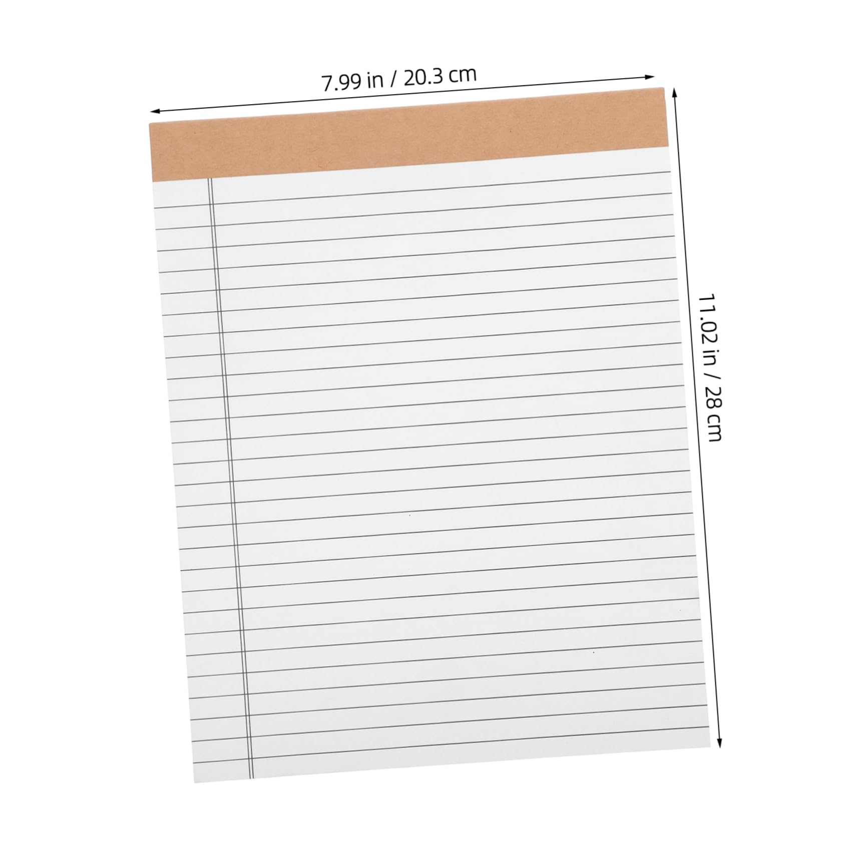Gadpiparty 10stücke Notizblöcke Weiß Liniert Doppelseitig mit Je Seiten aus Starkem Papier M² für Büro Schule Organisation Notizen