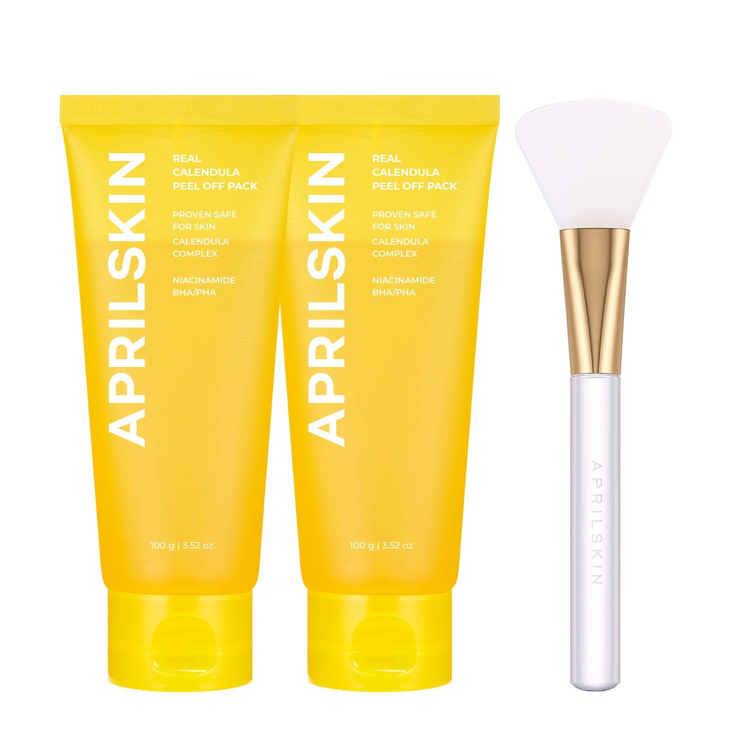 Amazon.com: APRILSKIN Calendula Peel Off Mask Duo and Jelly Brush
