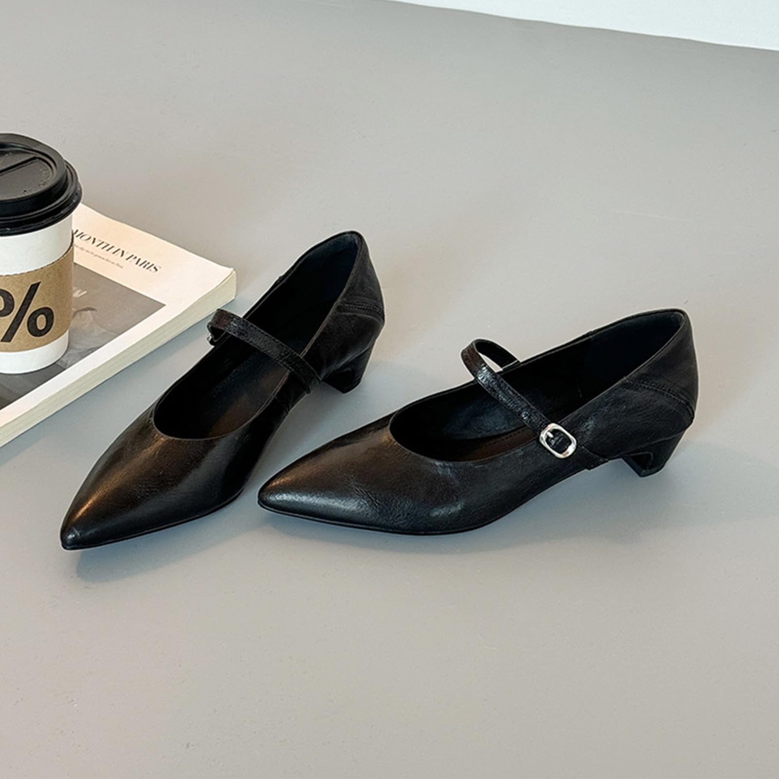 Mary Jane Ballerine Ufficio Stile Casual cammino Donna | Abiti da lavoro, vita cittadina, look weekend, valigia viaggio, abbinamento quotidiano