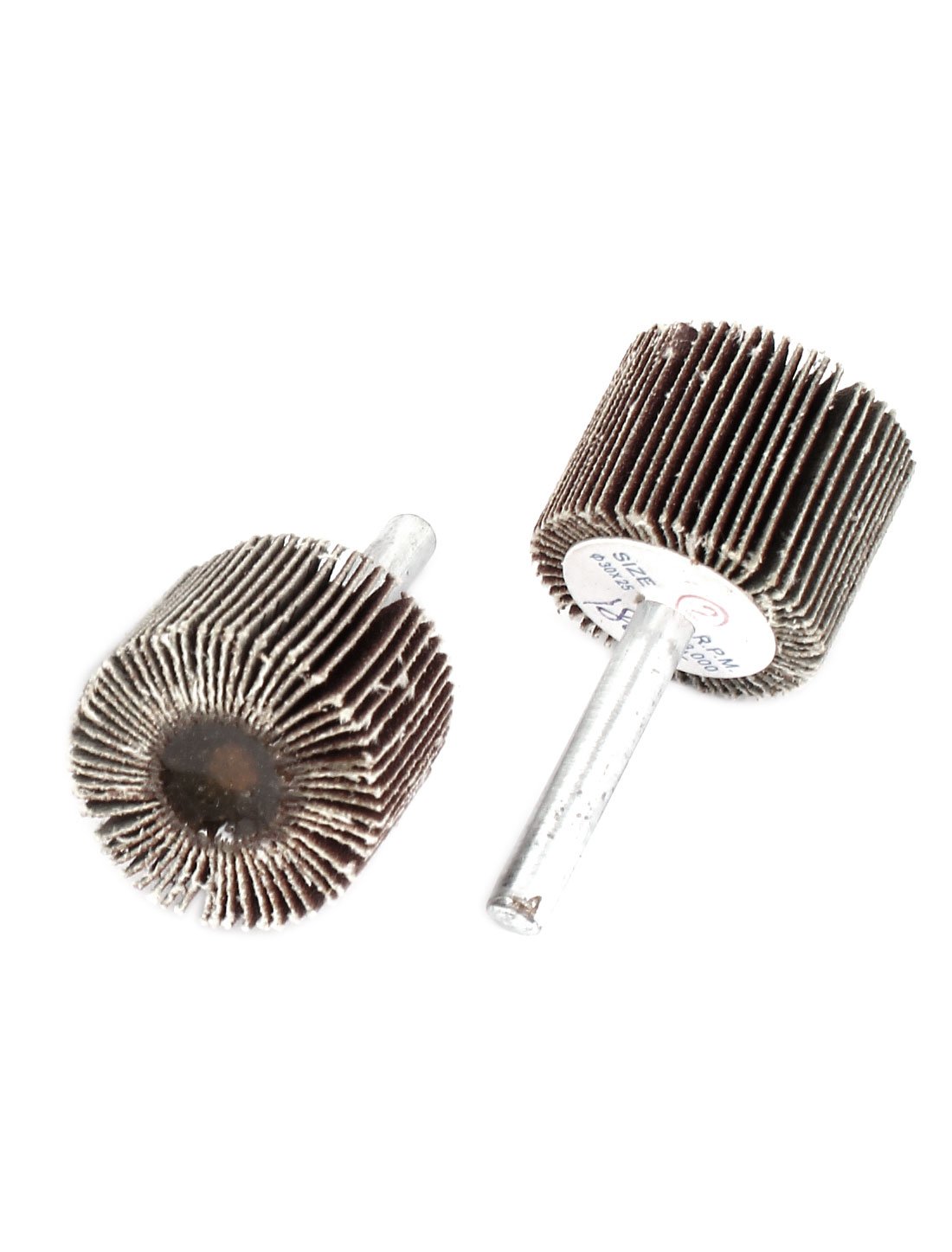 Aexit 125mm Head Abrasives 25mm Dia.drill hole 150 Grit Abrasive Mounted Flap Wheel Brush Model:15as400qo707