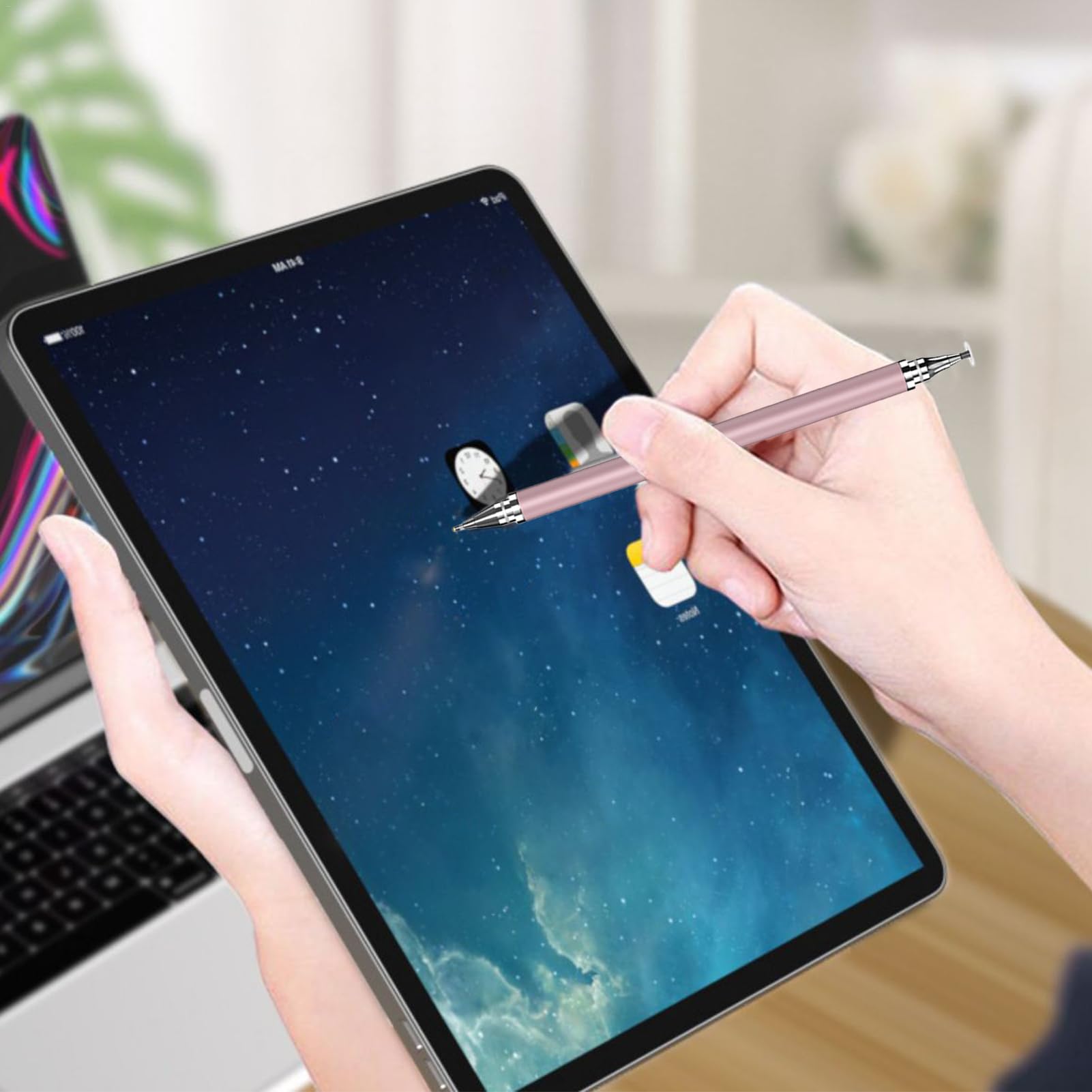 Touchscreen Stift für Laptop, Kugelschreiber für Handy 2 in 1 | Vista Print 2 in 1 Kugelschreiber für Touchscreen, Touchscreen Kugelschreiber mit Steuerung