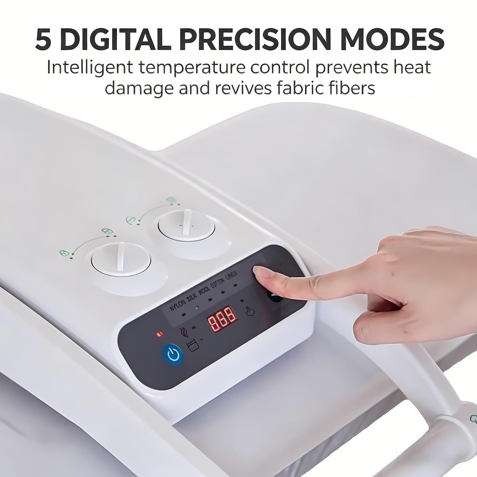 Pressa da Stiro Professionale 1800W, Stiratura Facile di Grandi Capi con Superficie 80cm, Pressione Potente 50kg per Risultati Senza Pieghe, Massima Sicurezza Casa
