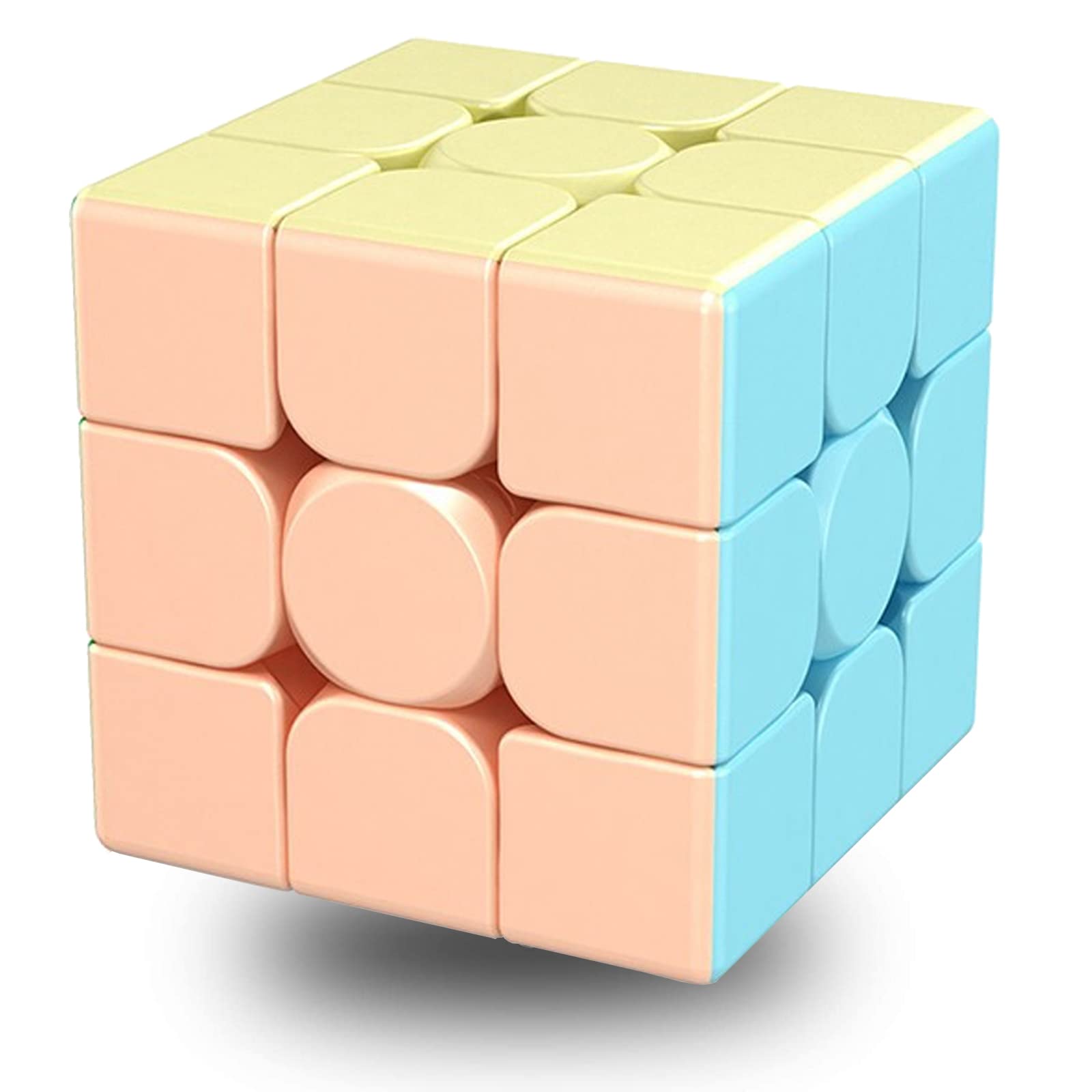 Photo 1 of 3pk- Speed Cube Smooth Rotation Puzzles with Rounded Angles Magic Cube for Brain Teaser (Macaron)