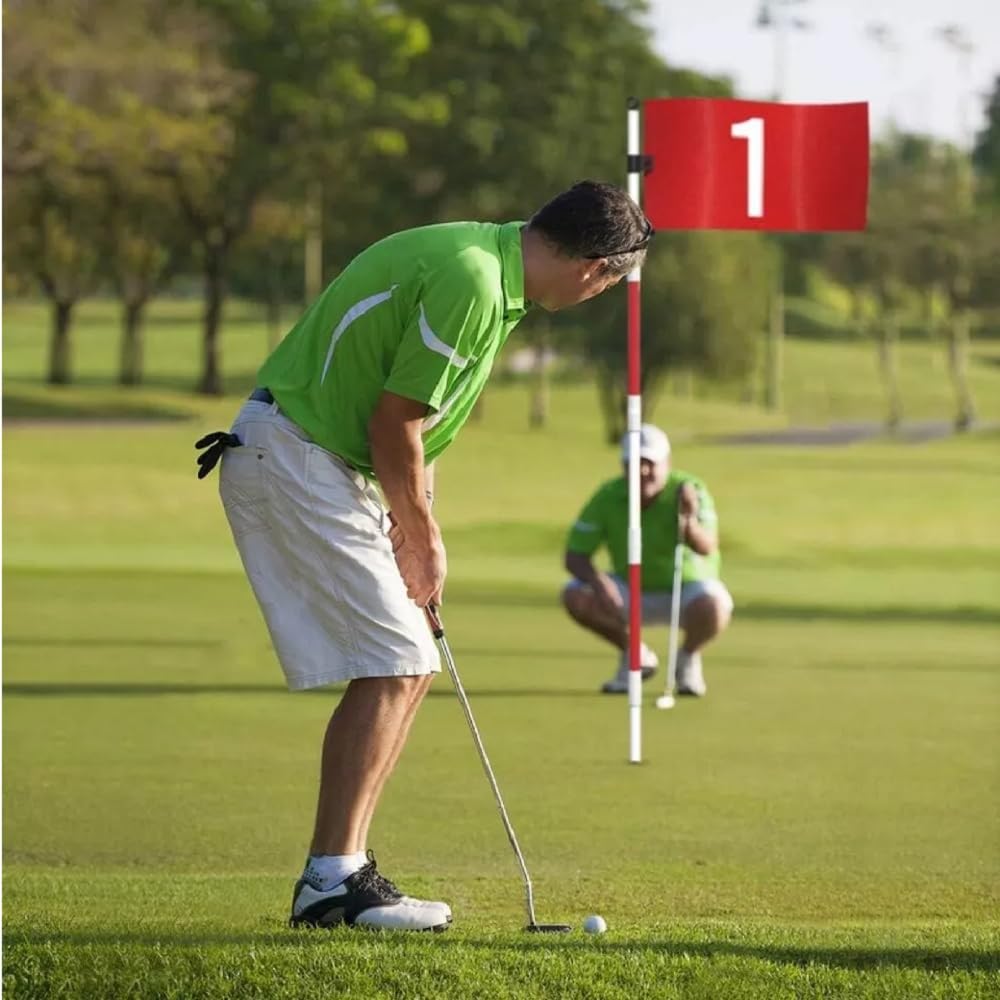 Juego de palos de golf desmontables para entrenamiento al aire libre, bandera número 1 de Estados Unidos
