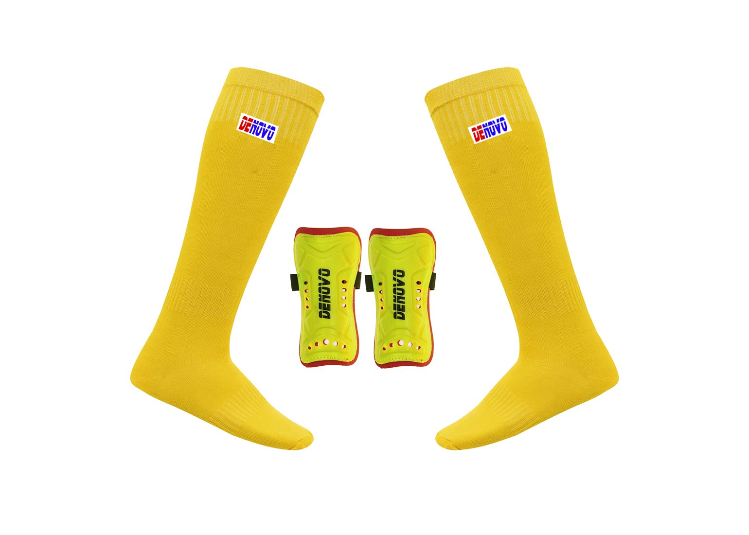 DeNovoDeNovo New Shin Guard and Lycra Socks Football Kit