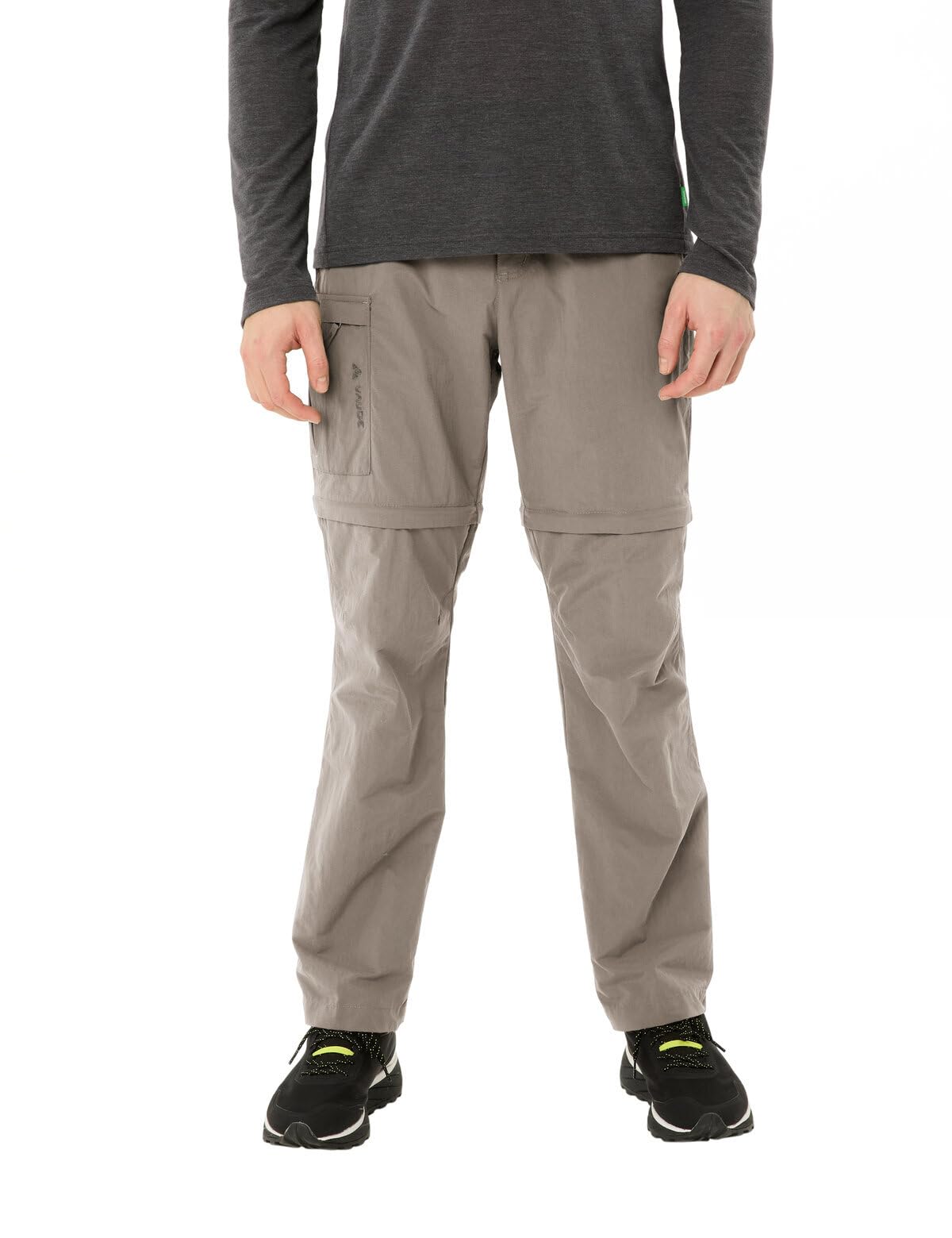 VAUDE Herren Trekkinghose Farley ZO Pants V, schnelltrocknend und atmungsaktiv, abzippbar