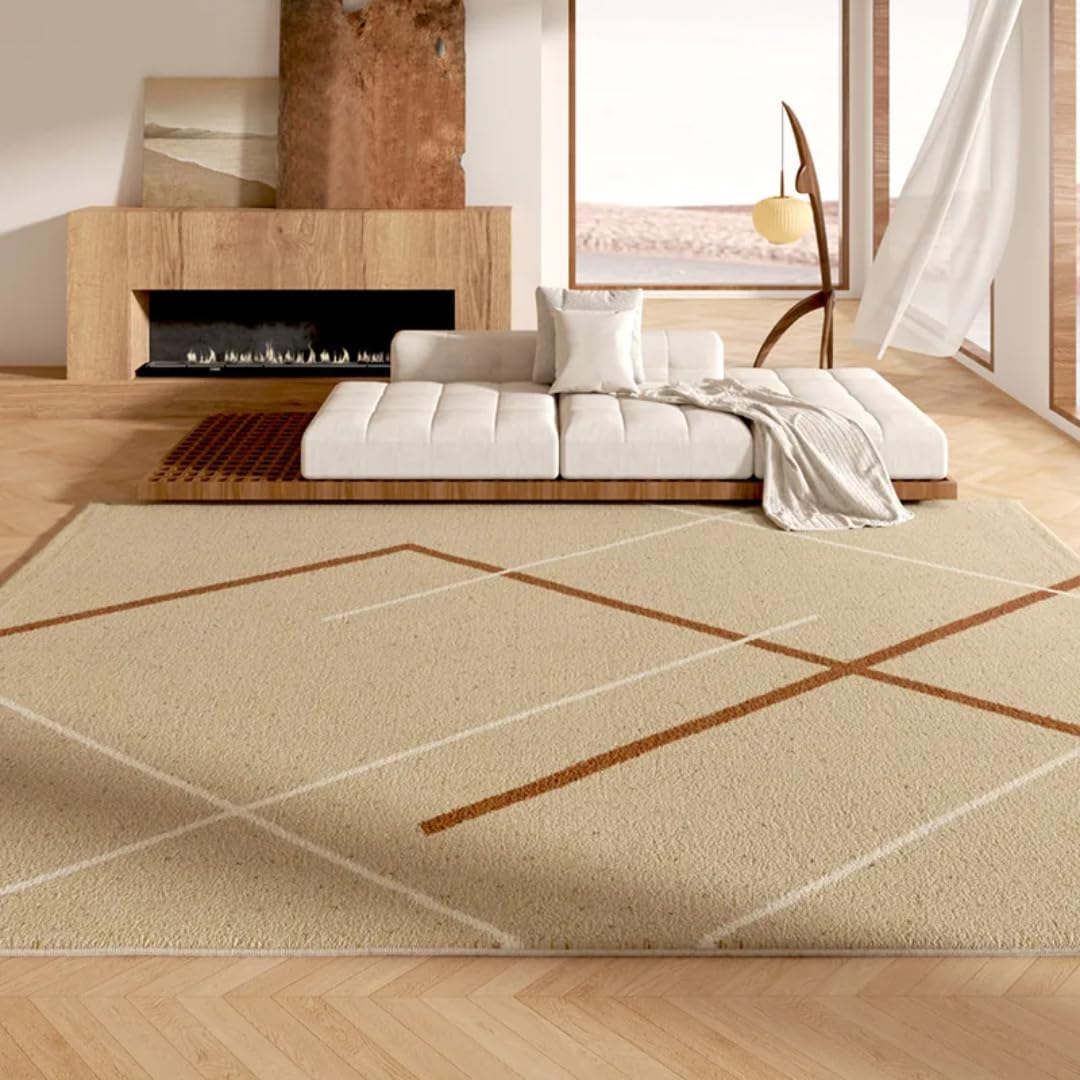Tapis de chambre moelleux 120x160 pour créer un coin lecture cosy