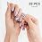 DUKASOU Semi Cured Gel Nail Strips, Colorful | 28 pcs Gel Nail Strips Work with Any UV Lamp, Salon Quality UV Nails Stickers, Easy to Apply for Home Nails DIY
