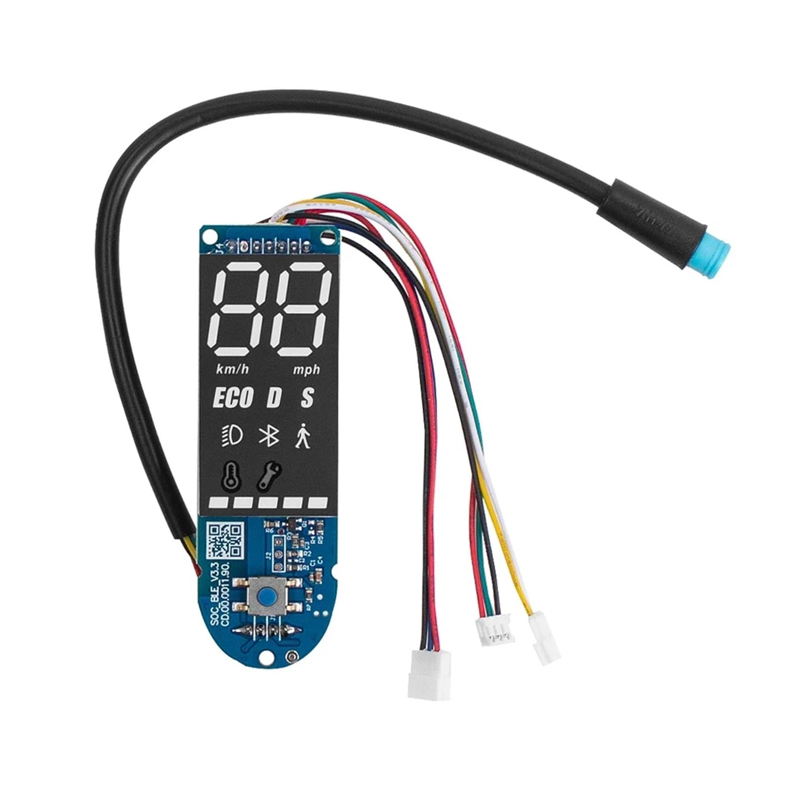 Pannello display del circuito Bluetooth Cruscotto, for Ninebot, for scooter elettrico F20 F30 F40 Custodia protettiva in plastica Visualizza Shell Cruscotto per scooter elettrico(Dashboard)