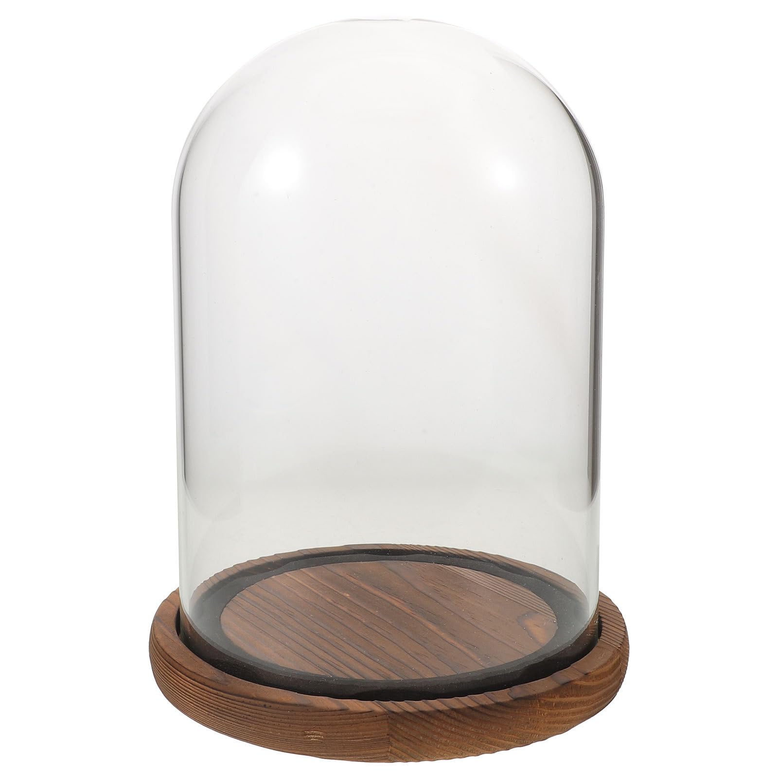 Horloge mécanique préservée sous un dôme en verre contre l'humidité