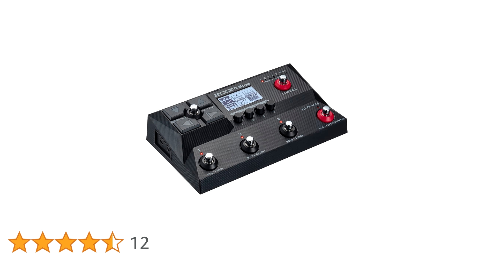 Amazon | Zoom - B2 FOUR - 低音用マルチエフェクトペダル