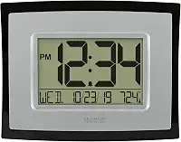 Relógio de parede digital La Crosse Technology WT-8002U