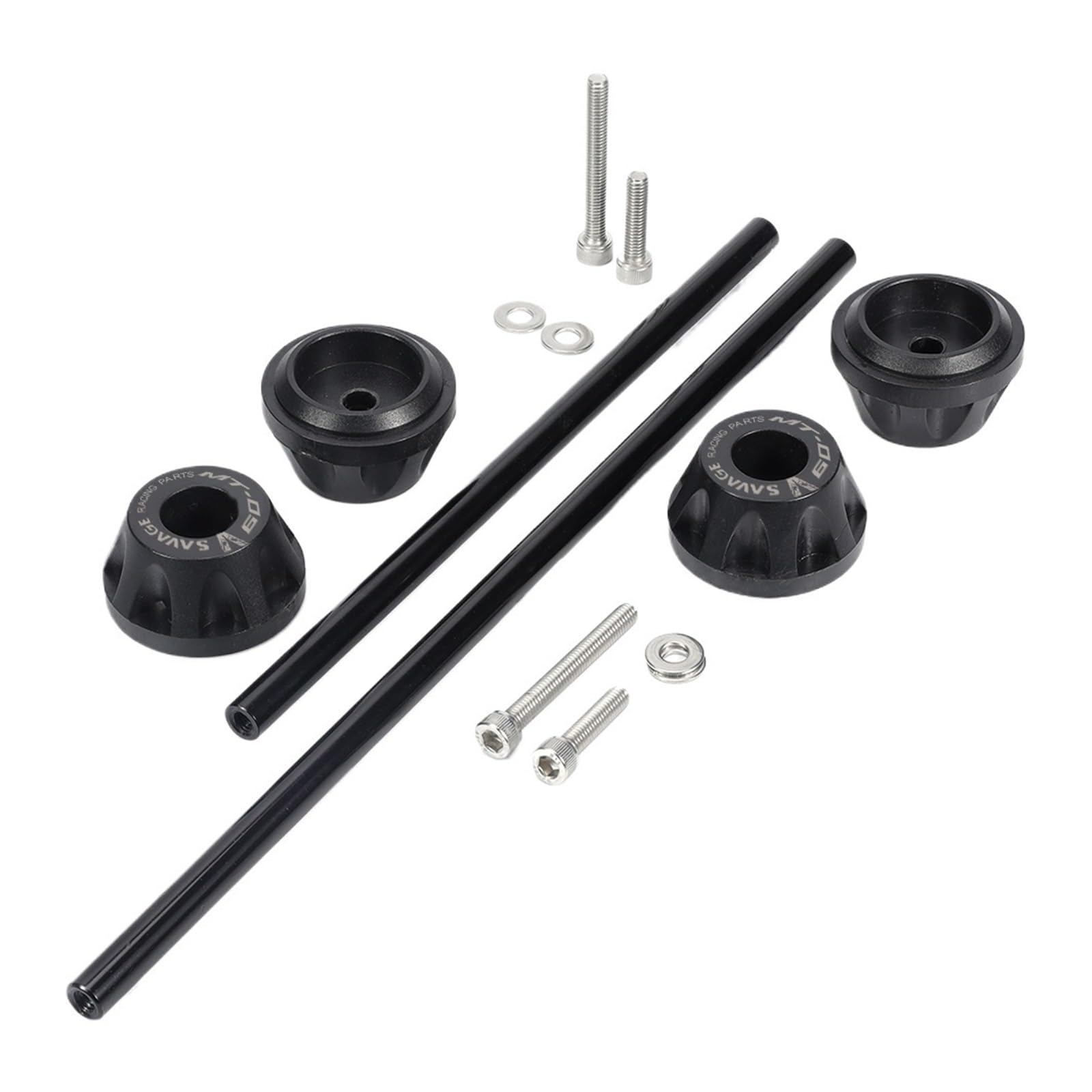 Slider Crash Forcella Assale Anteriore Posteriore Compatibile con MT-09 SP MT09 Tracer 900/9/GT FZ-09 FJ-09 Cuscinetti Protettori for Mozzo Ruota Moto
