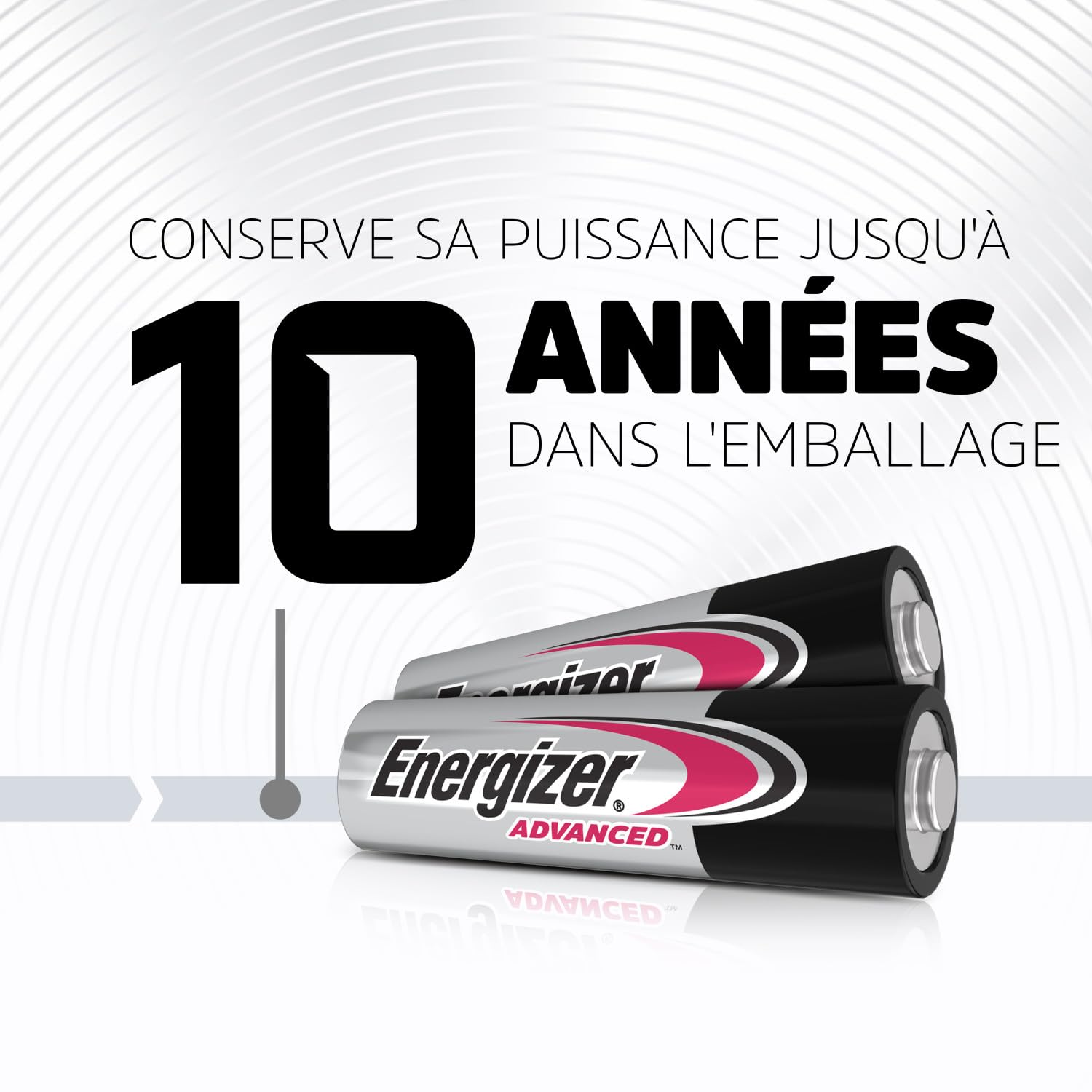 Energizer Advanced Piles AA (Lot de 12) Mignon LR6 Alcaline 1,5 V - Haute Performance - Télécommandes, Jouets et Électroniques - Made in EU - Emballage 0% Plastique - Conservation 10 Ans