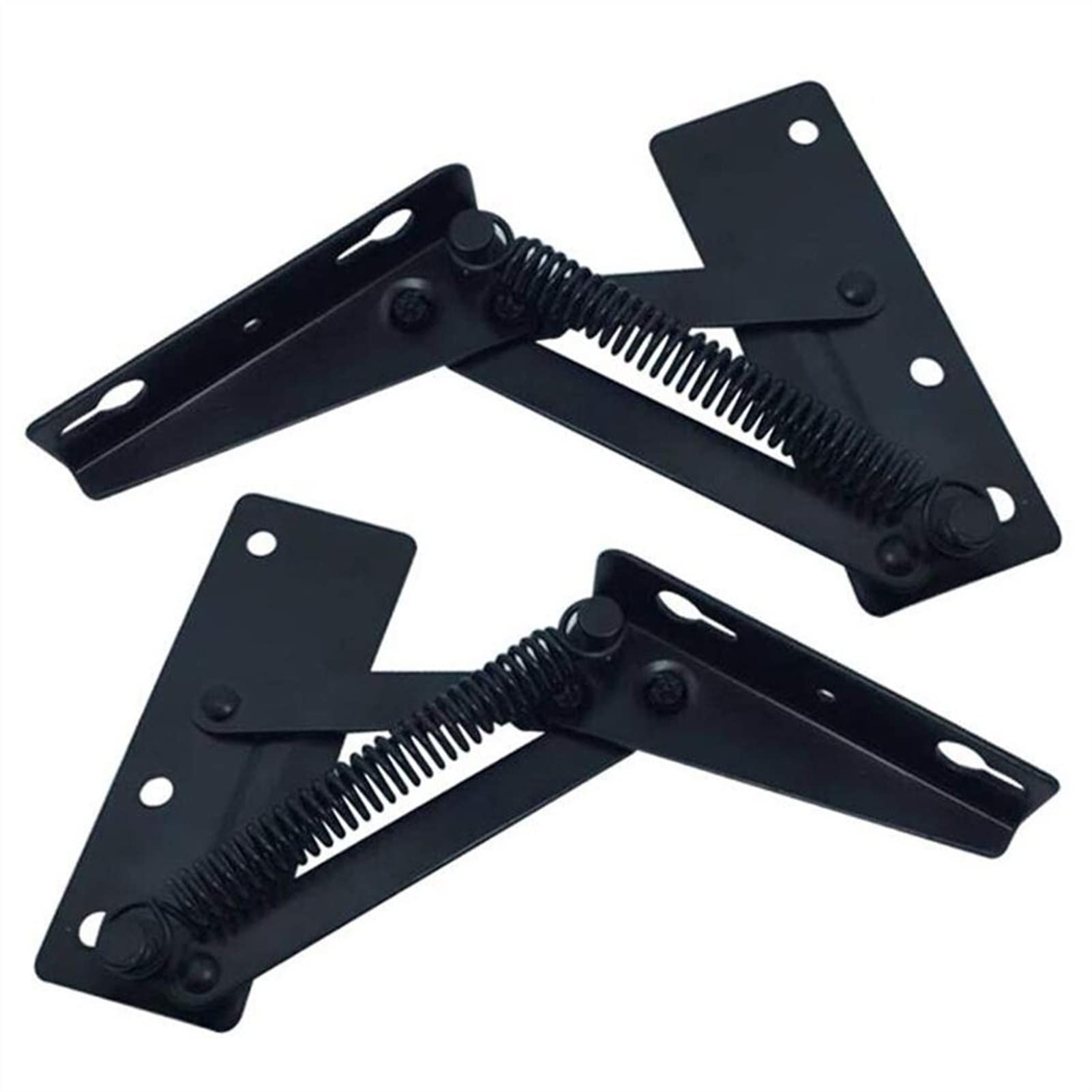 Charnières 2 pièces mécanisme d'angle réglable charnière métal acier noir canapé-lit literie matériel petite charnière à double usage