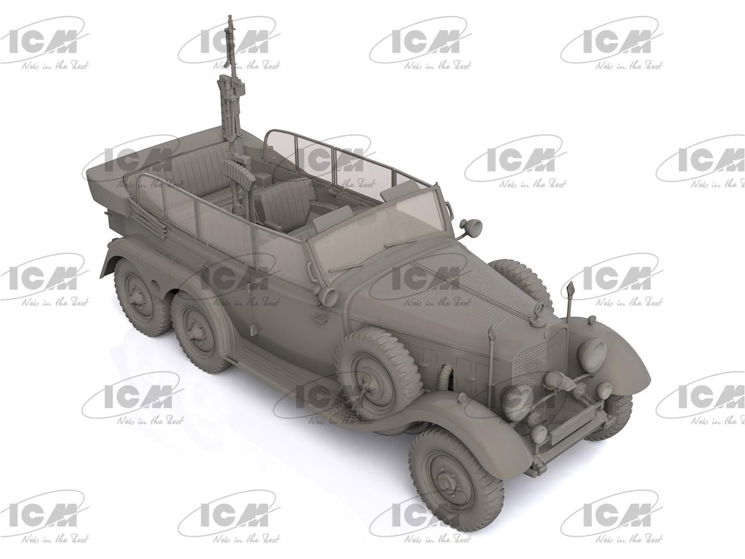 ICM 1:35 - Tipo G4 Partisanenwagen con armamento