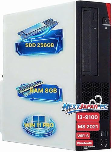 �y�����ςݕi�z�x?�m?�� �f�X�N�g�b�v�p�\�R�� Core i3 9100 Ram 8GB SSD 256GB Offfice2021&Win 11 pro/Wifi 6+ Bluetooth/DVD�h���C�u/HDMI+DVI/�}���`��ʑΉ�/USB 3.0