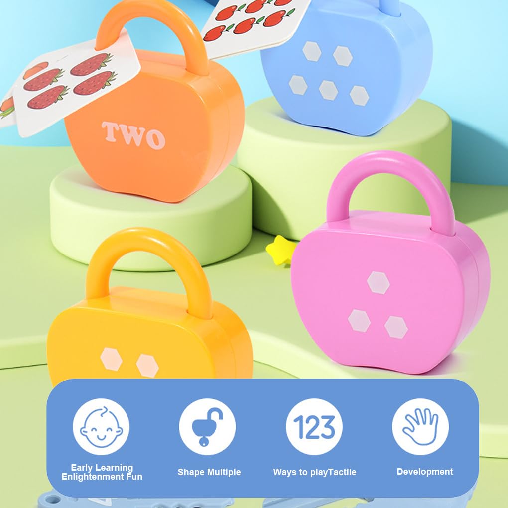 Gioco di sblocco di numeri e lettere abbinati, giocattolo per potenziare il cervello dei bambini piccoli, attività per potenziare il cervello