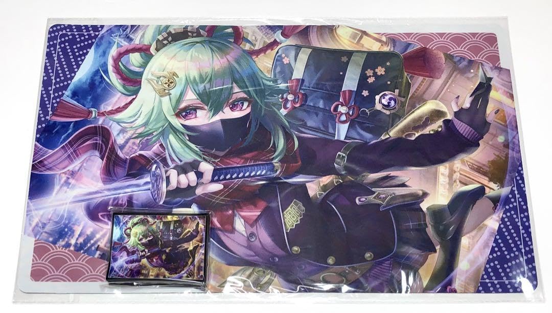 Amazon.co.jp: 原神 久岐忍 スリーブ プレイマット セット : 文房具