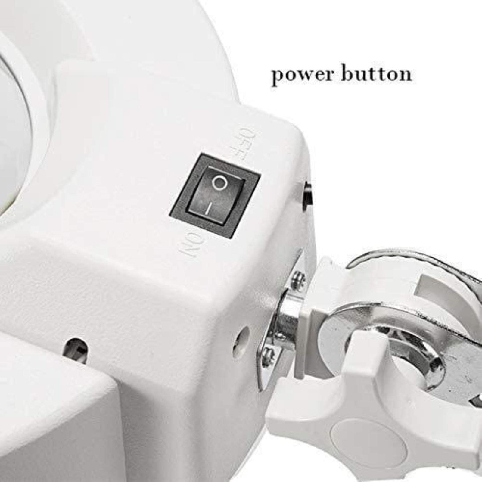 Lupa de Escritorio, Lupa de sobremesa, Lupa de Alta definición HD, Soporte de Acero Inoxidable con luz, Lente óptica, Lupa con luz LED.