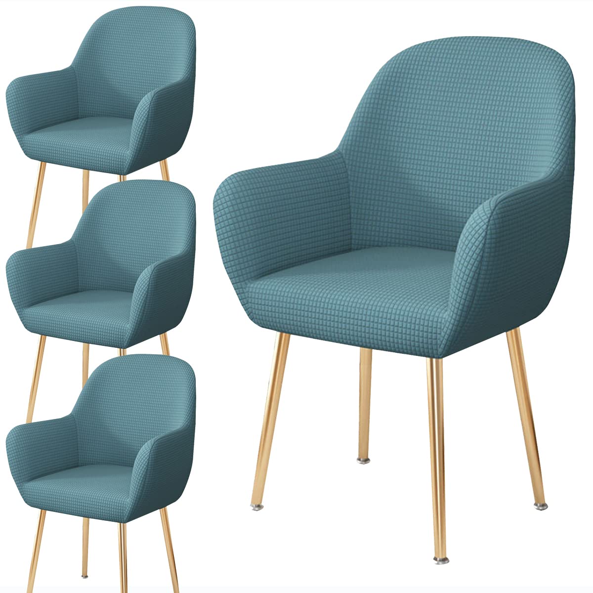 Housses de chaise de salle à manger en velours pour des repas chaleureux