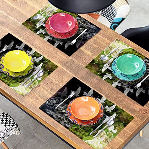 Sets de table pour tables à manger mystiques pour repas conviviaux - 8