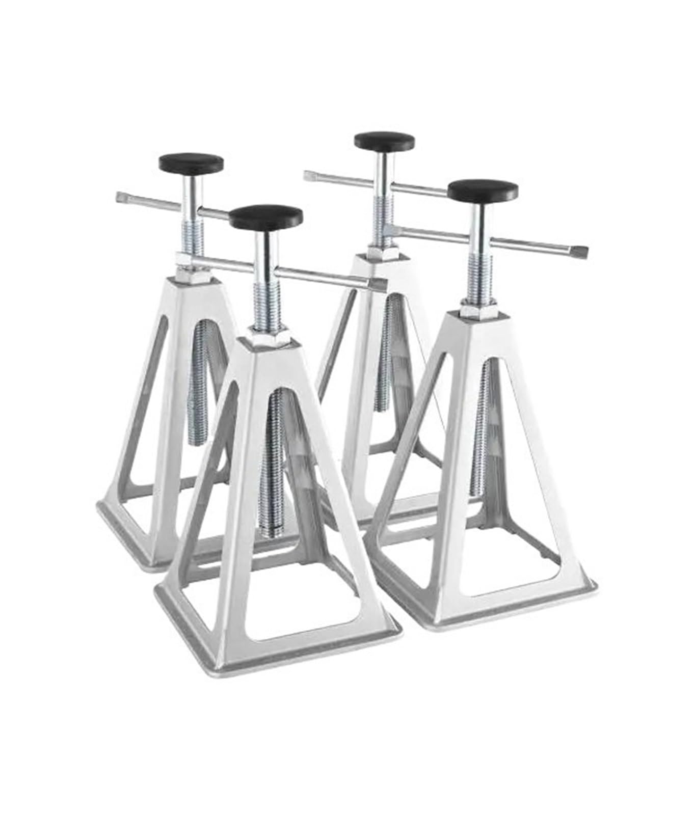 sollevatore auto Martinetti stabilizzatori per camper Confezione da 4 jack in alluminio per rimorchio da viaggio camper Martinetto a vite singolo cavalletti auto