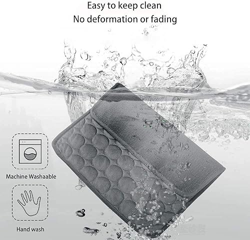 Miniatura 4 de MICROCOSMOS Esterilla de enfriamiento de verano y almohadilla de dormir - parte superior de absorción de agua, fondo impermeable, materiales
