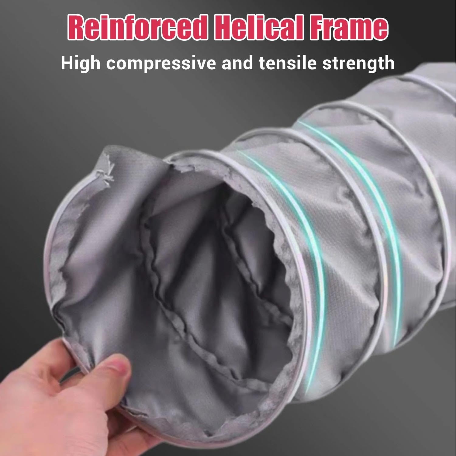 100mm Tubo De Ventilación Conducto D'aire Flexible Para Campana Extractora