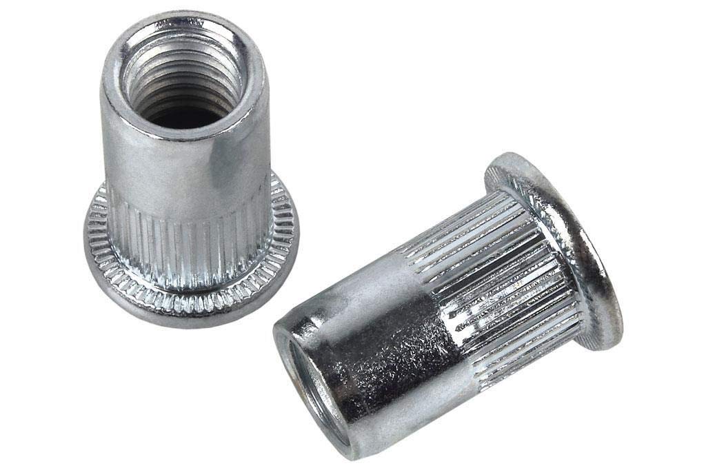 Buy DOJA Industrial M6 Steel Blind Rivet Nuts Pack 50 Metric Flat