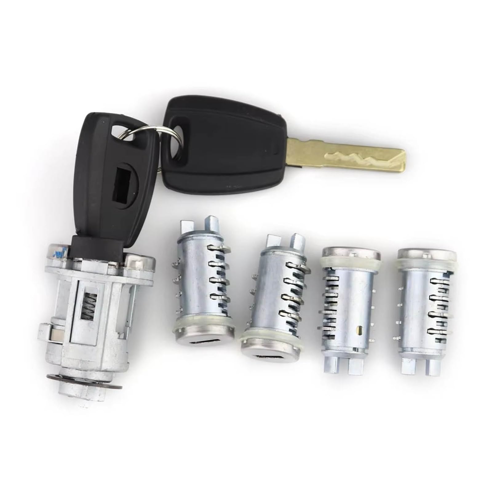 Ztguioq One Color Ignition Lock Cylinder Compatible With Fiat For Doblo 119 2001-2010 For Stilo 192 2001-2008 For Palio 178 1996-2012 Car Ignition Lock Cylinder Set