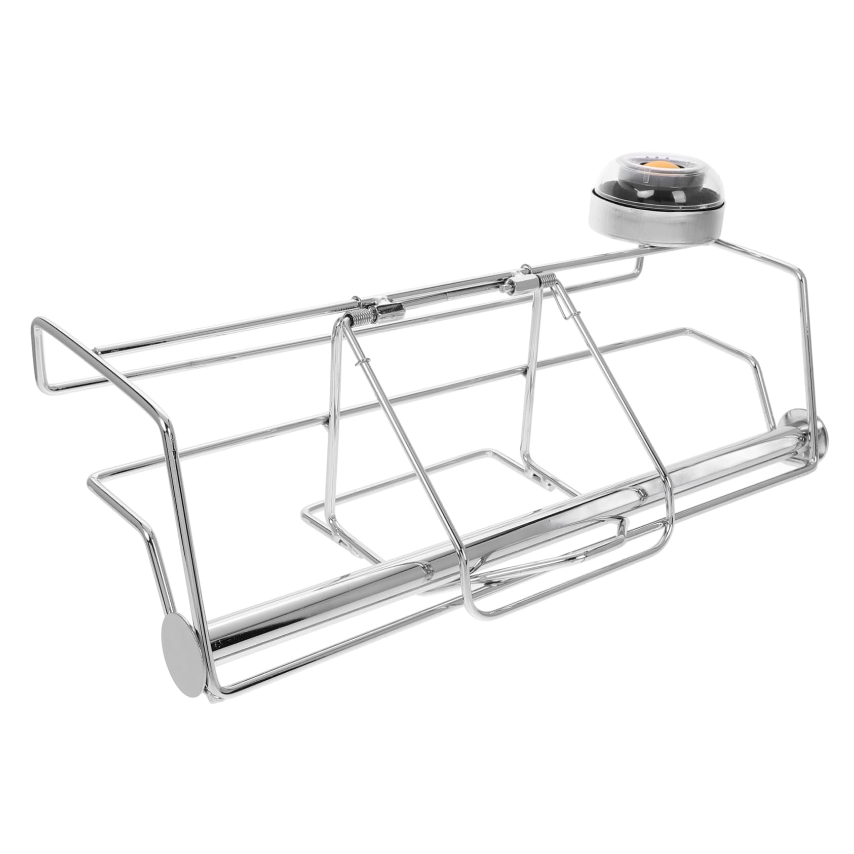 SOLUSTRE Estante Para Bolsas De Acero Inoxidable Porta Bolsas De Compras Organizador De Supermercado