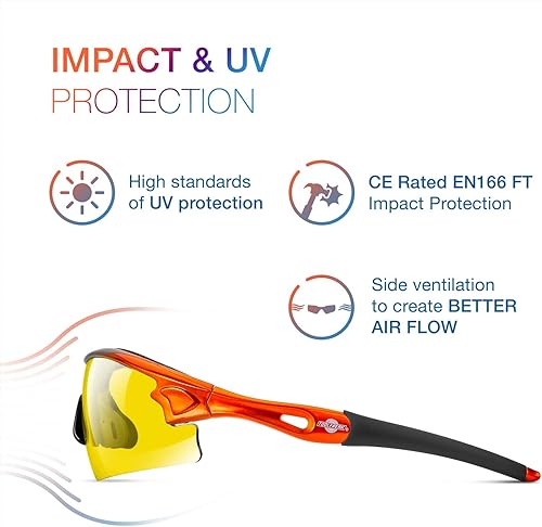 Miniatura 3 de ToolFreak Gafas de seguridad  Protección UV e impacto ANSI z87.1 (Reevo)
