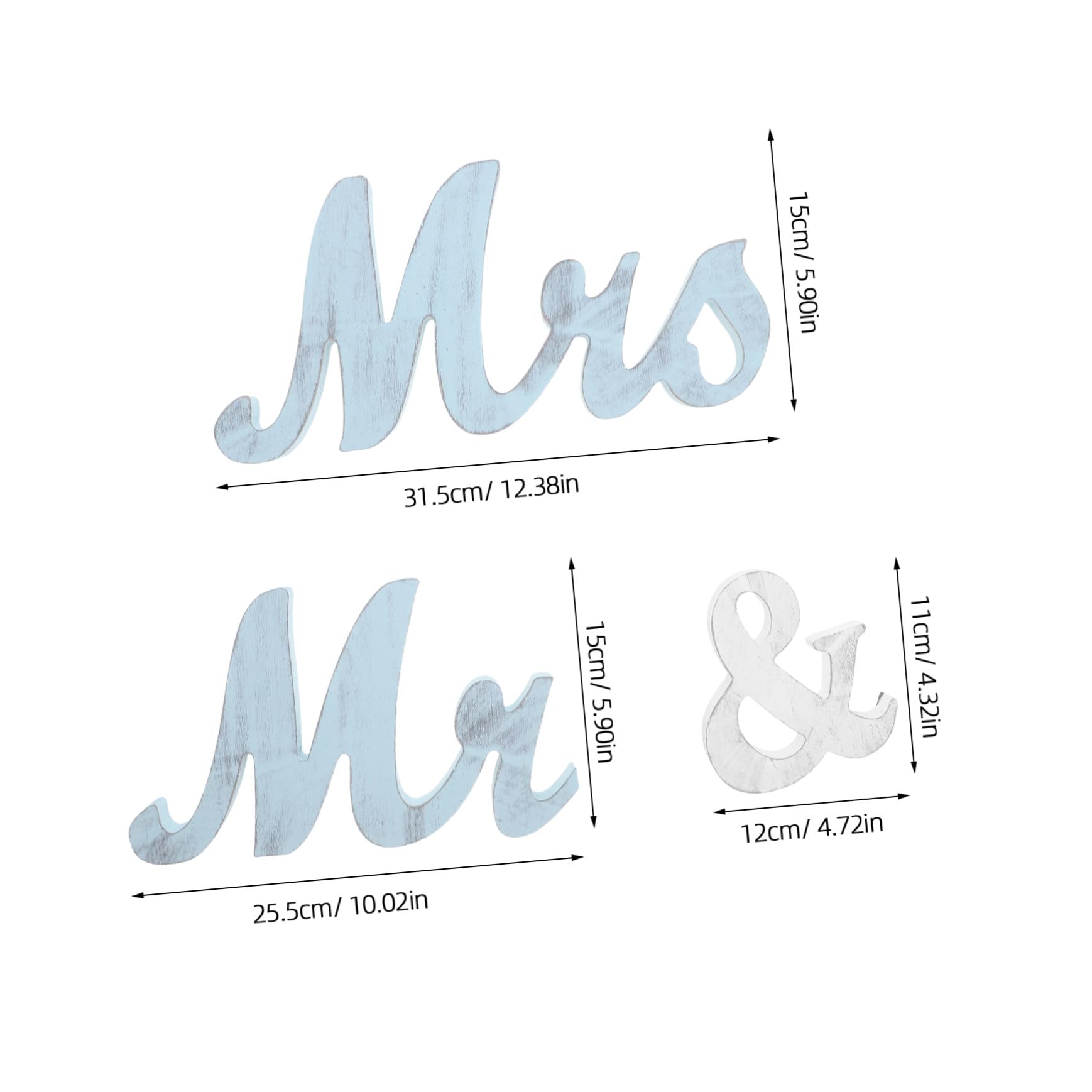 Gatuida Mr Mrs Holzschild Hochzeit Tischdeko Vintage Stil Rustikale Holzdeko für Jubiläum Langlebige Romantische Hochzeitsdekoration Vielseitig für Feier und Heimgebrauch