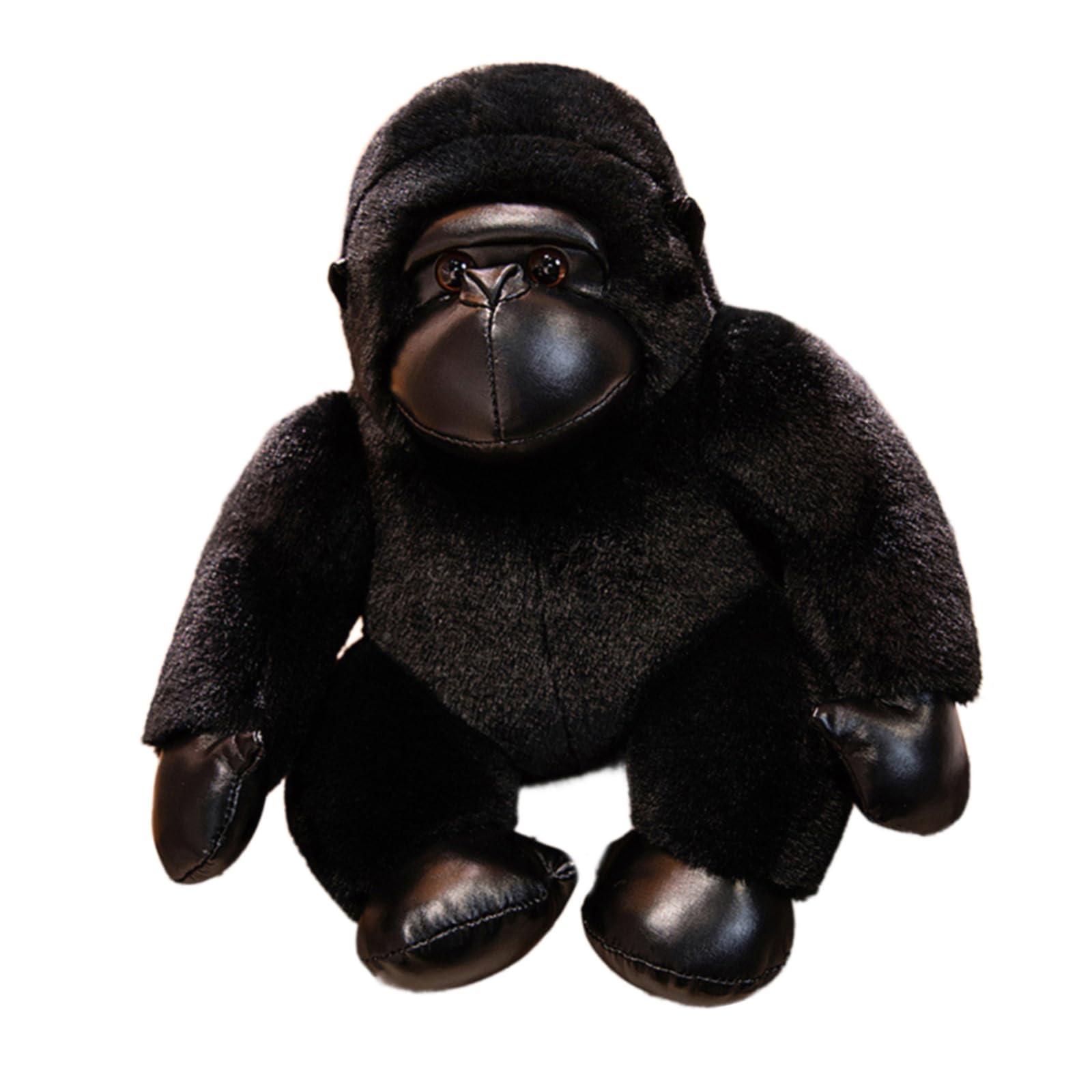 Oreiller peluche singe haut de gamme en fausse fourrure soyeuse