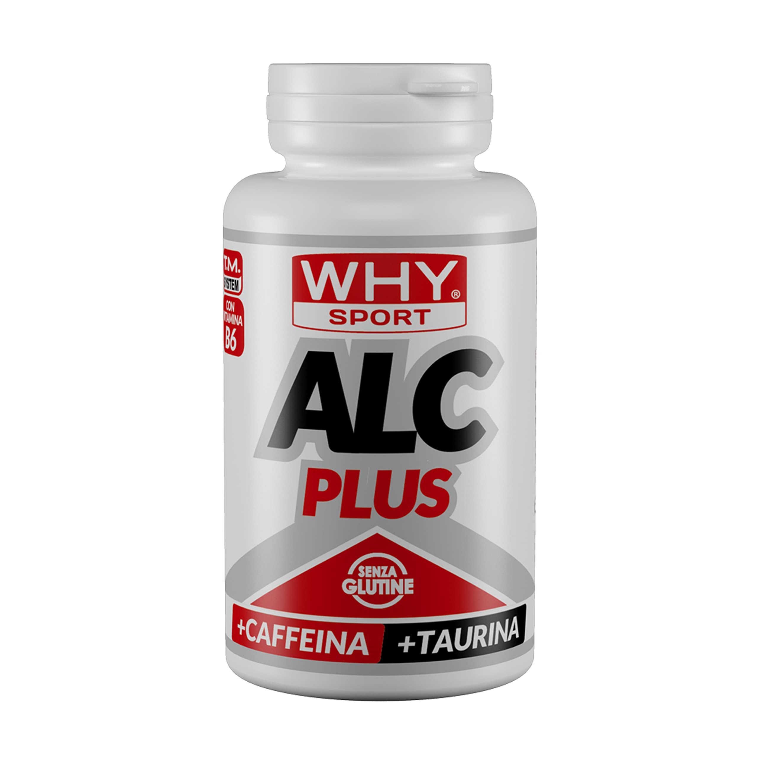 WHY SPORT ALC PLUS - Integratore Alimentare Energetico a Base di Acetil l-carnitina - 60 Compresse