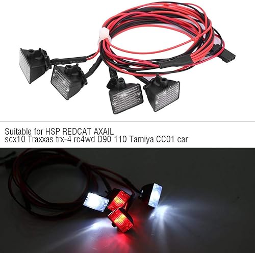 Miniatura 3 de Barra de luz LED para automóvil a control remoto, luces de techo de oruga a control remoto, accesorio de lámpara LED para automóvil axial scx10