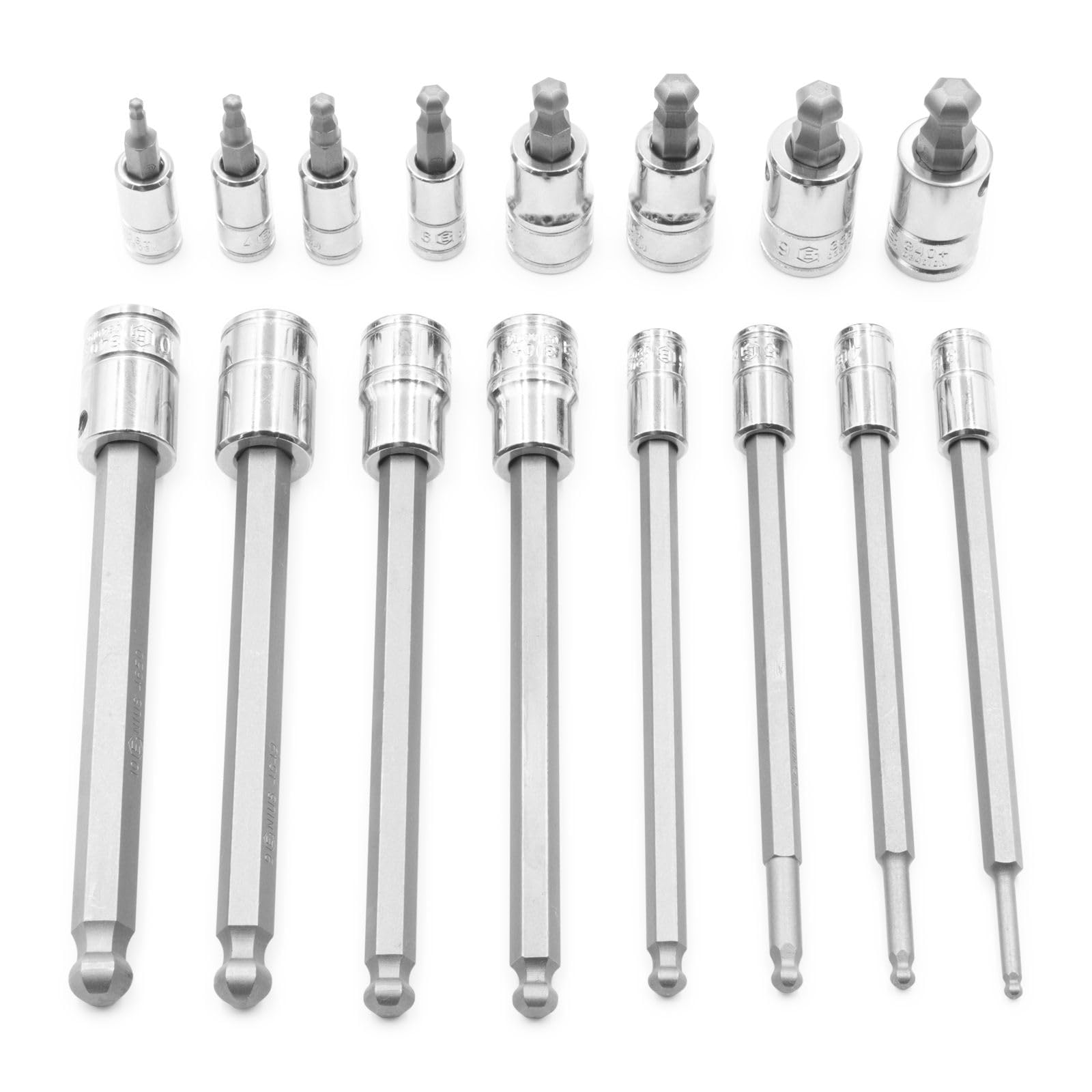 Amazon.co.jp: Genius Tools 16PC 1/4インチ & 3/8インチ ドクター