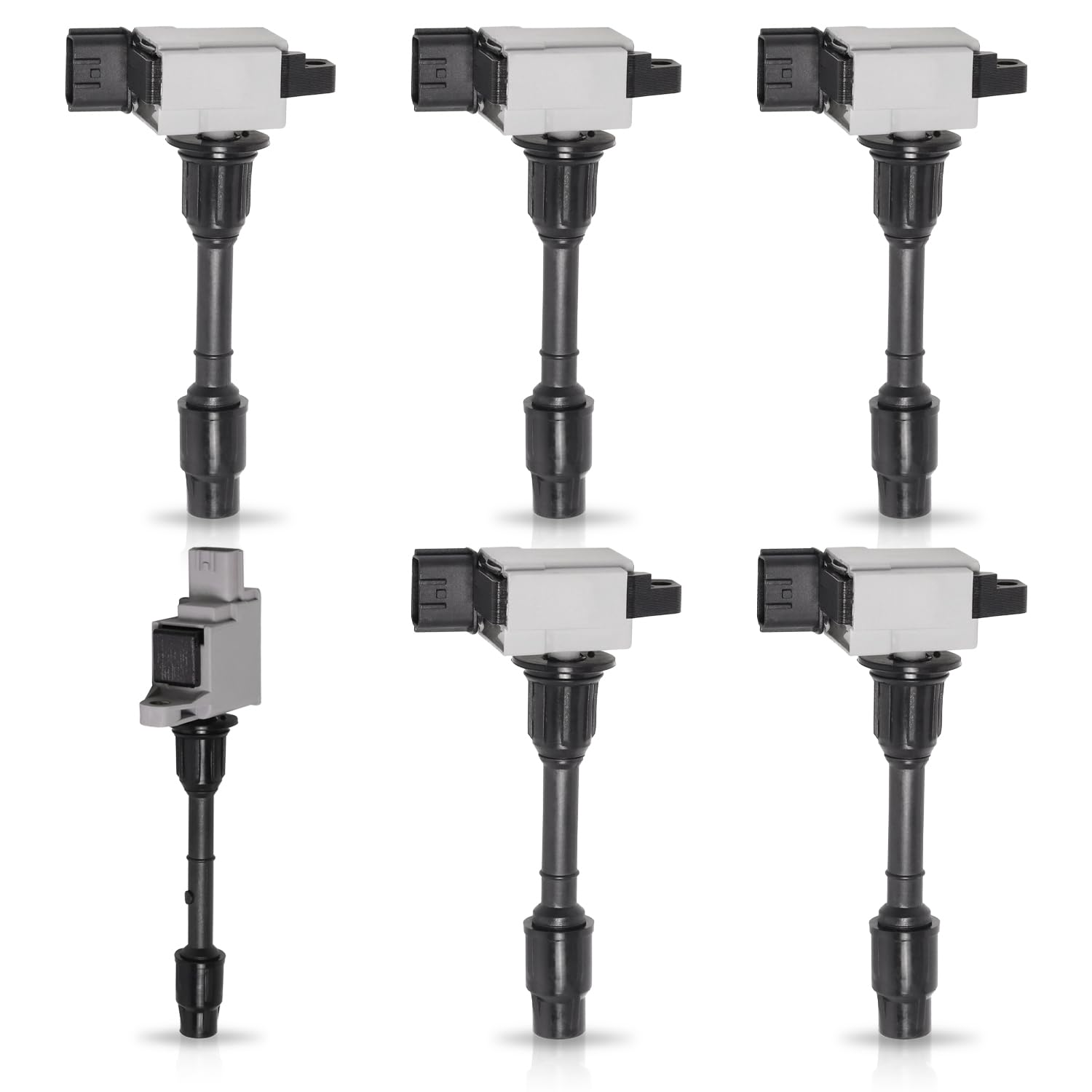 ENA Set of 6 Ignition Coil Pack 2000 2001 3.3 3.5 Compatible with Infiniti Nissan Pathfinder QX4 00 01 3.3L 3.5L V6 Coils Replacement for C1335 C1332