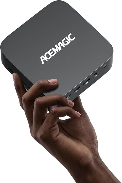 ACEMAGIC Kron Mini K1 Mini PC, AMD Ryzen 4300U Windows 11 Pro Mini PC(4C/CT,3.7 GHz, Mieux Que 3500U/N150/N97), 16 Go DDR4 1TB SSD Mini-Ordinateur, Triple écran 4K/WIFI5/BT4.2 for Éducation/Bureau - 1