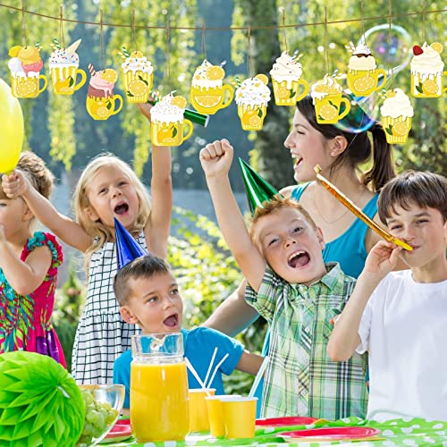 36 Pcs Lemon Theme Wood Hanging Ornaments Summer Tree Ornaments Summer Fruit Wood Gift Tags Summer Tree Lemon Drinkings Slices For Holiday Hawaiian Party Decorations #TOP6