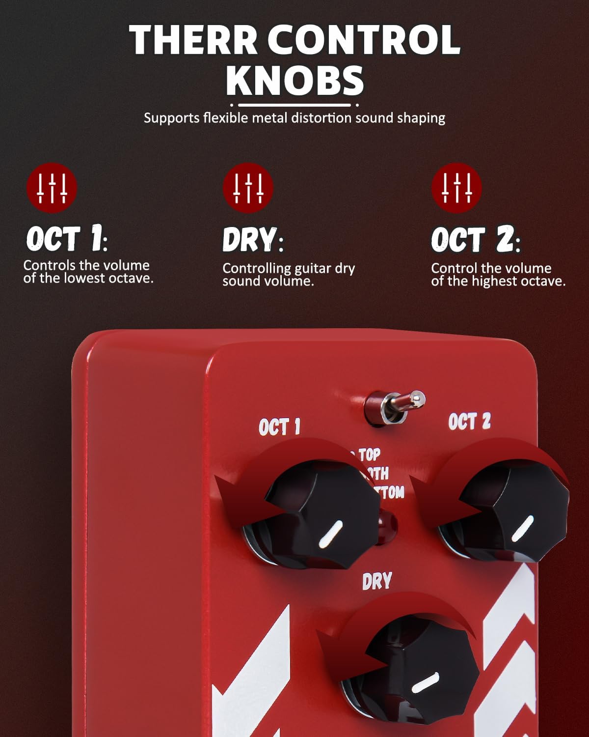 Diagram illustrating BOTTOM mode with -1 and -2 octave generation