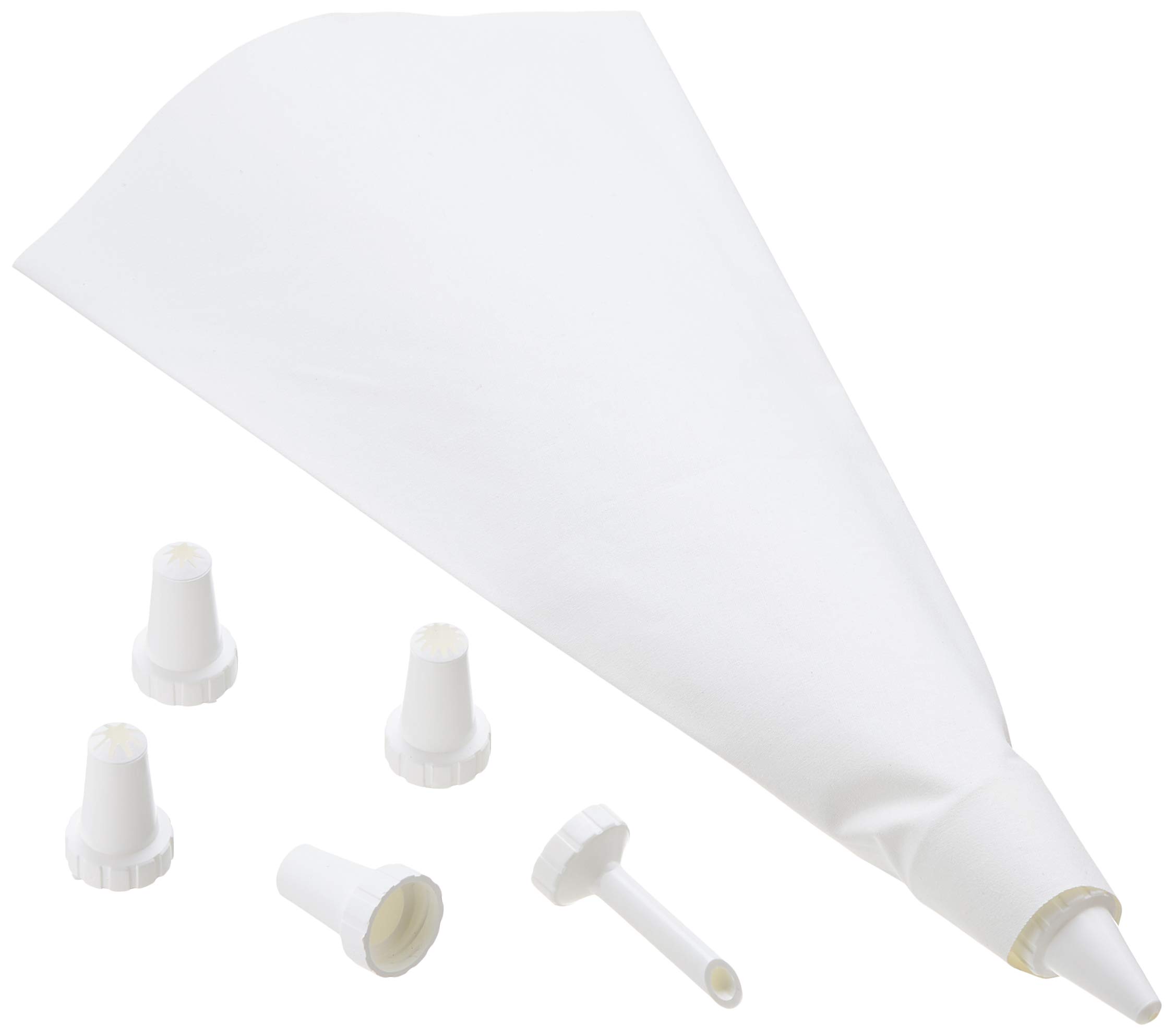 Städter 984302 Juego de Manga pastelera, plástico, Blanco, 25 x 10 x 2 cm,