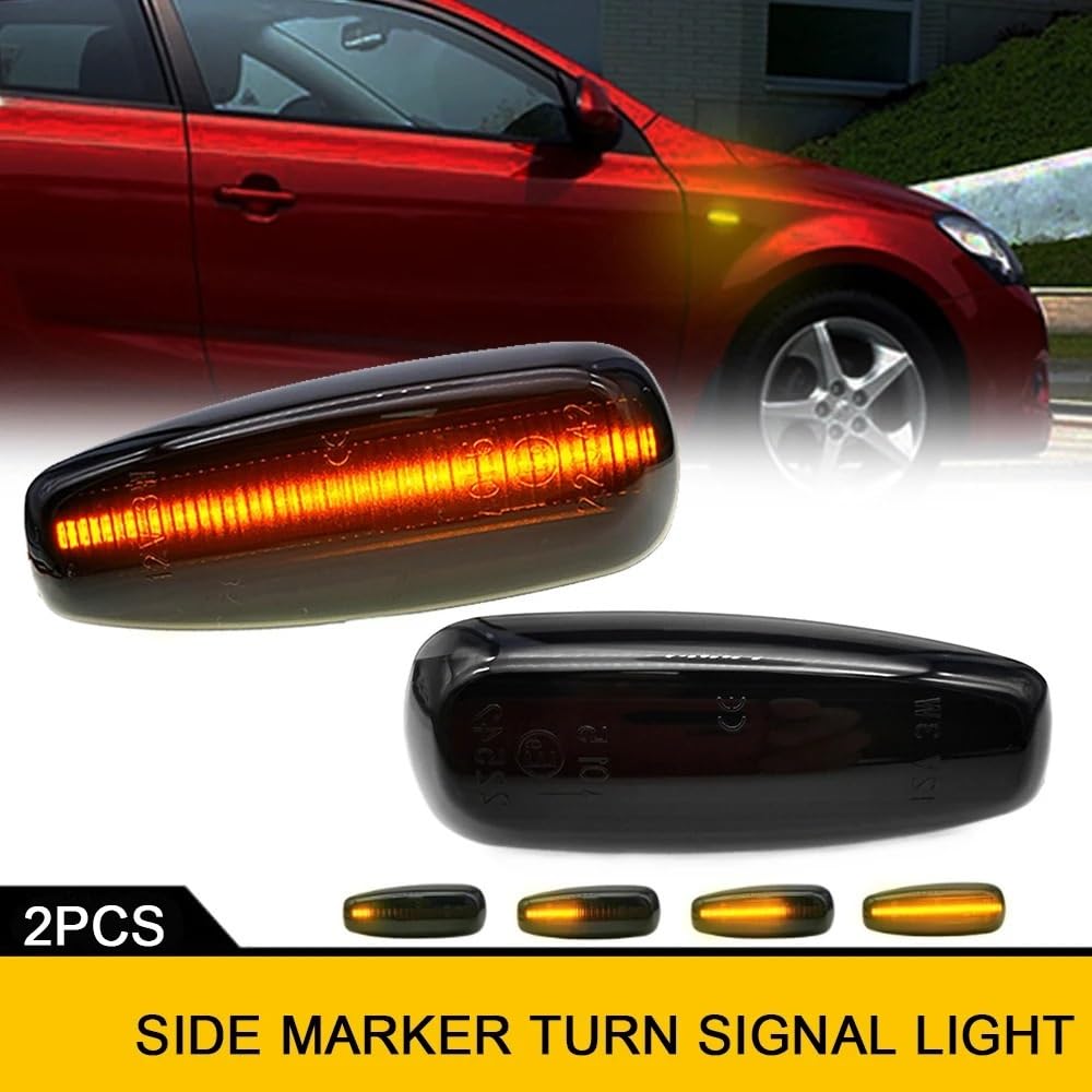 2szt Hatchback Ceed Estate Sekwencyjny kierunkowskaz boczny dla Kia Rio Saloon Rondo Carens Pro