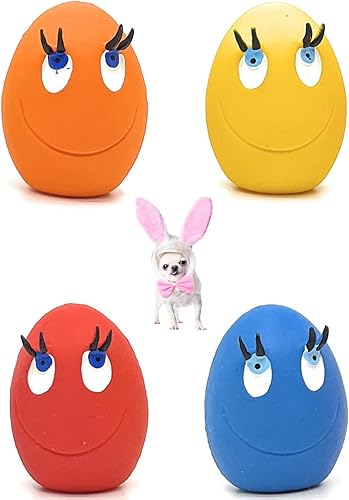 Chihuahua - Pelotas chirriantes para perros  Extra pequeñas (2.5 pulgadas)  Cachorro de razas pequeñas  hinchables  Caucho natural  Cumple con los