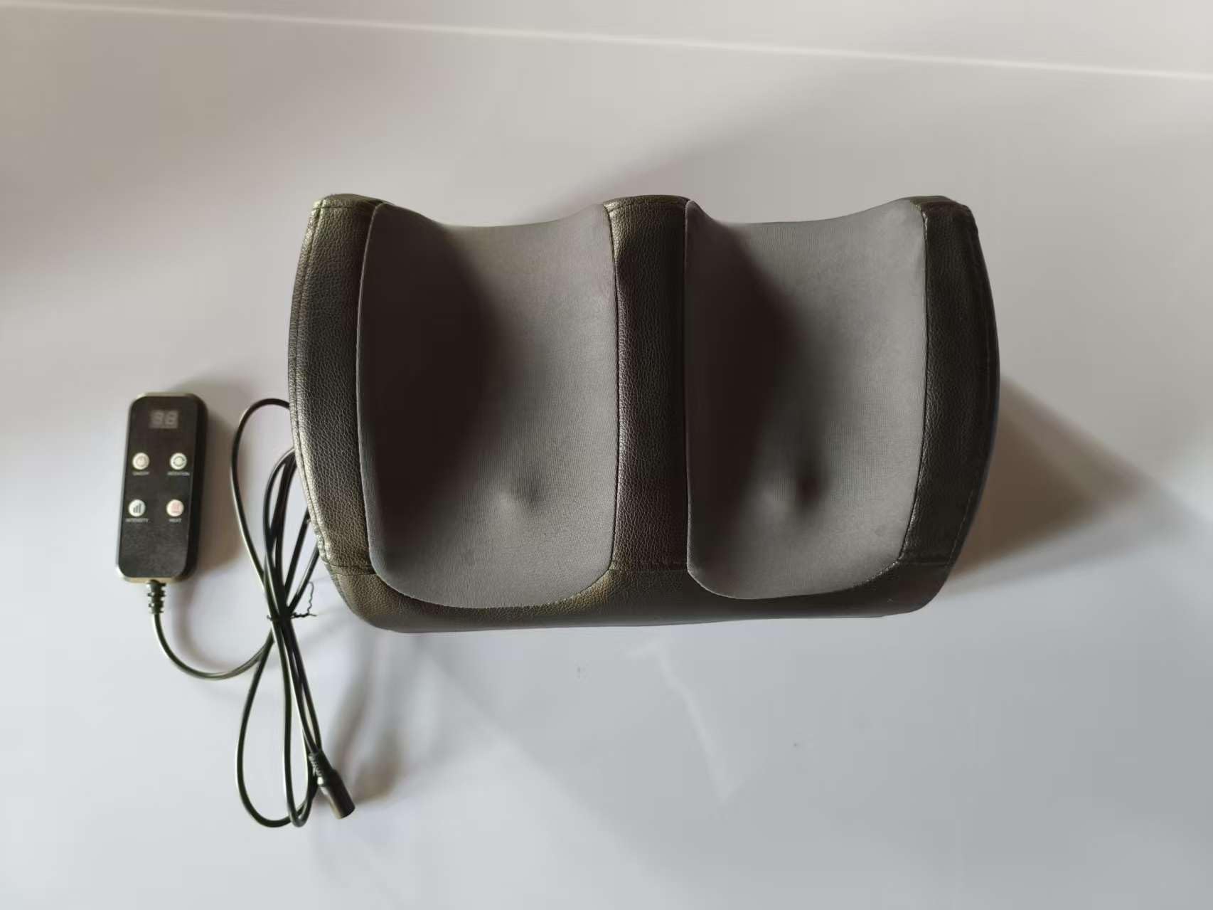 Foot Massager with Heat and Foot Massage, Electric Foot Massager with Cord Remote Control, Birthday Gifts for Mom and Dad (Black - Corded Electric)