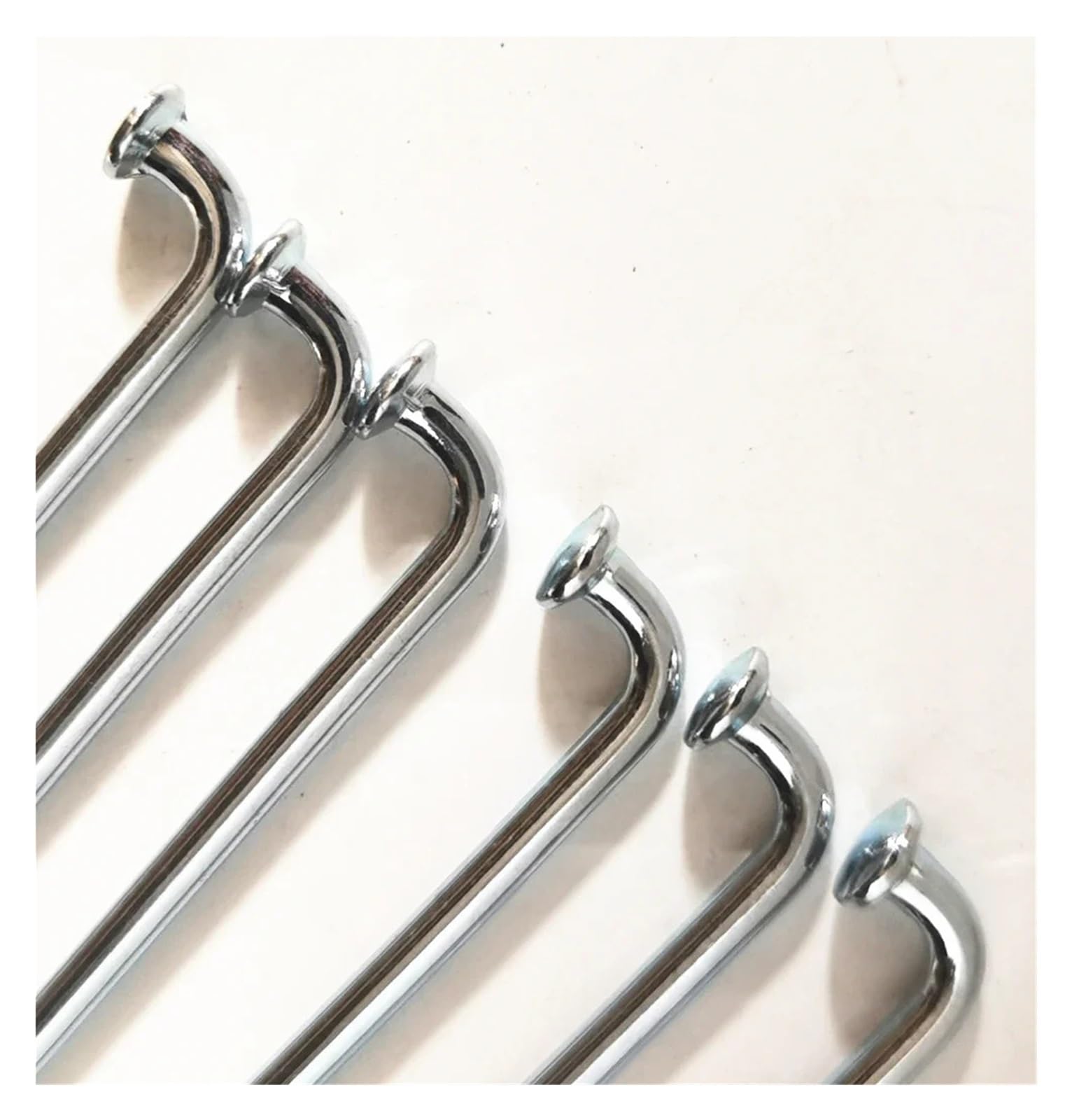 36 szt./partia 10G szprychy rowerowe elektryczne 3,18 mm - 65-225 mm długość 45 # stalowe szprychy motocyklowe z sutkami - zestaw naprawczy kół do dużych obciążeń (100 mm)